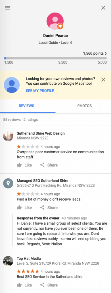 remove google review